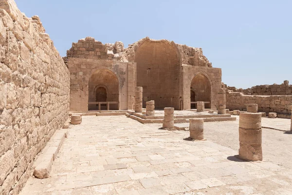 Die Südkirche Den Ruinen Von Shivta Einem Nationalpark Süden Israels — Stockfoto