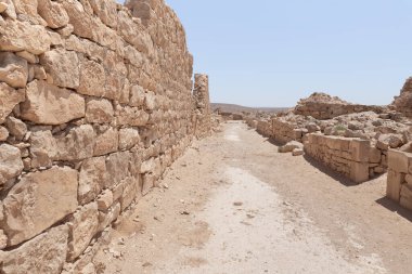 Shivta - Güney İsrail 'de bir ulusal park, Negev' in kuzeyinde antik bir Nabatean şehrinin kalıntılarını içerir..
