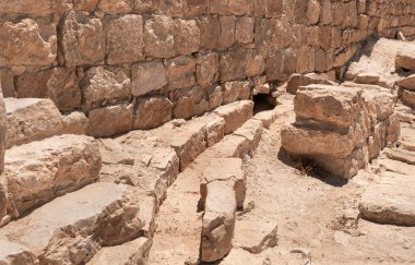 Shivta - Güney İsrail 'de bir ulusal park, Negev' in kuzeyinde antik bir Nabatean şehrinin kalıntılarını içerir..