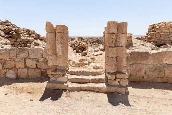 Shivta Parque Nacional Sul Israel Inclui Ruínas Uma Antiga Cidade — Fotografia de Stock