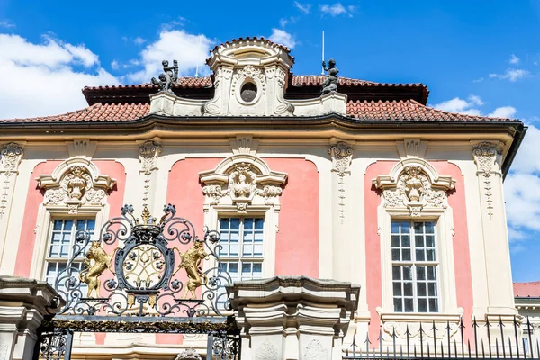 Prague, Czech Republic, May 14, 2024 : The fasade of Antonin Dvorak Museum in the Pragues Old Town in Czech Republic