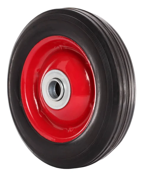 Roda Brinquedo Metal Vermelho — Fotografia de Stock