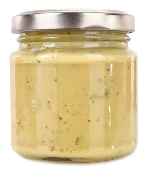 Curry sauce in jar — Stock Image Curry Sauce Jar Stock Photo