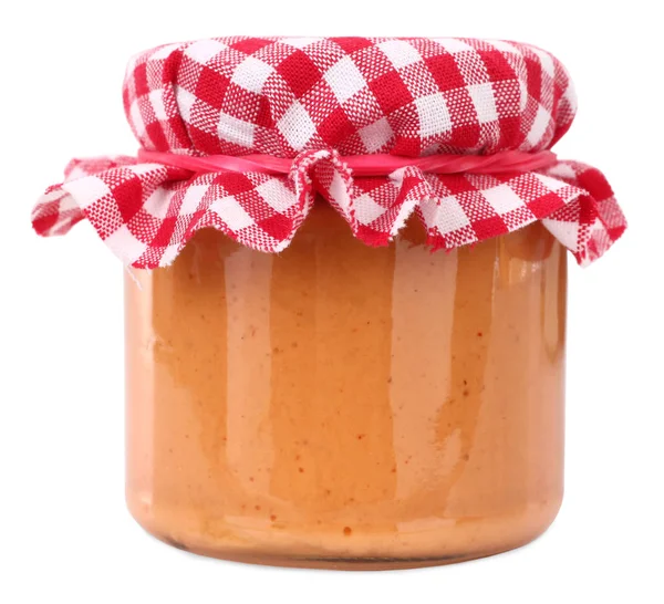 Serbian salad in jar — Stock Image Serbian Salad Jar Stock Photo