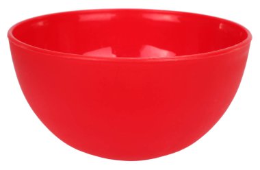 Basit kırmızı plastik kap