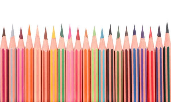Wooden Crayons Drawing — Stock Photo, Image