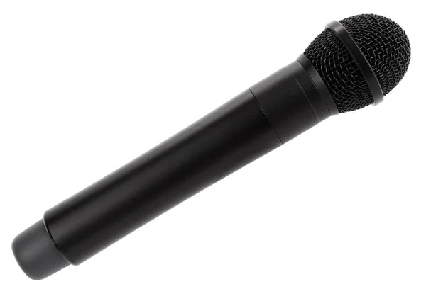 Черный Микрофон Кабельного — стоковое фото