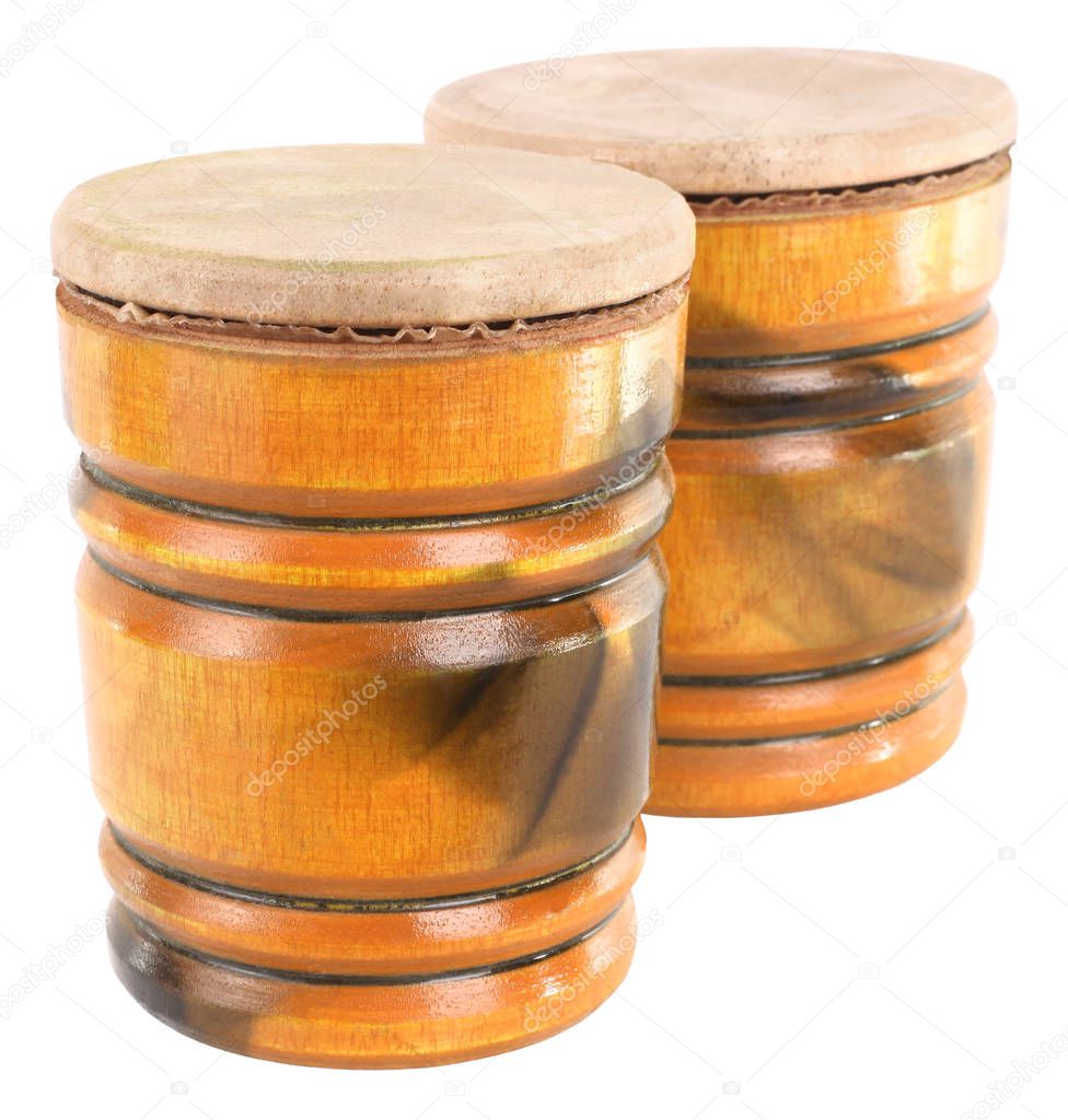 Pair of bongo drums