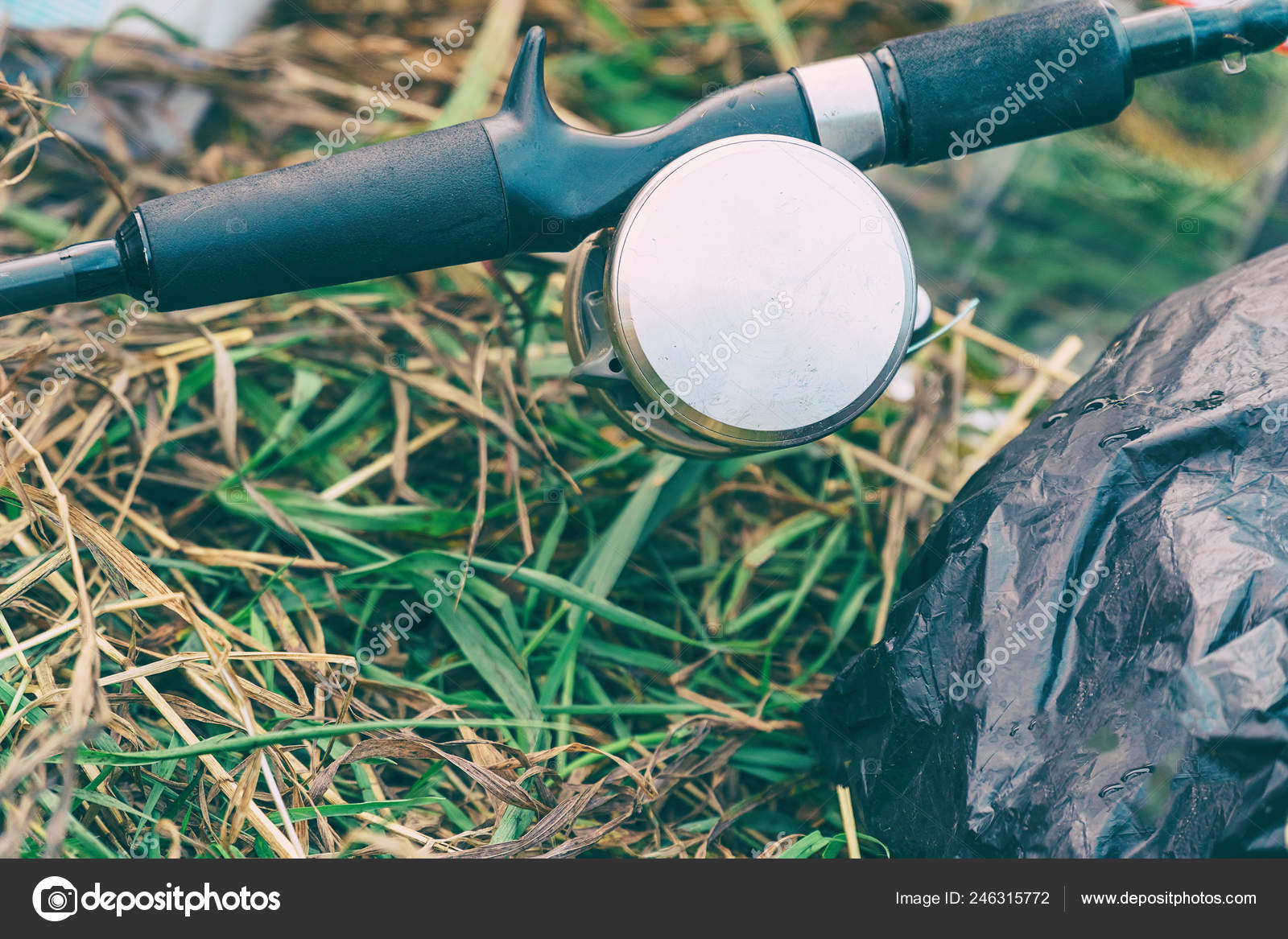 baitcaster on spinning rod