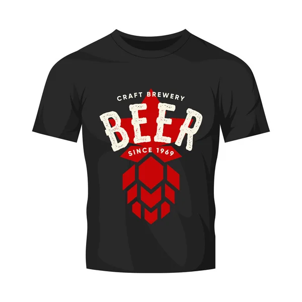 Señal Logotipo Vectores Cerveza Artesanal Moderna Para Bar Pub Taberna — Vector de stock