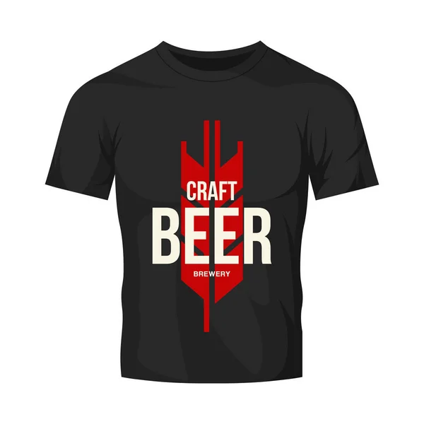 Signo Logotipo Vectores Cerveza Artesanal Moderna Para Bar Pub Taberna — Vector de stock