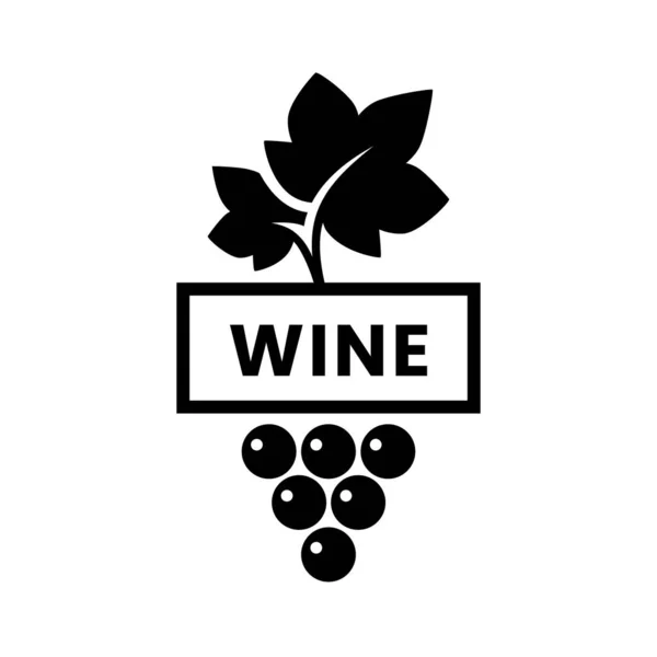 Sinal Logotipo Vetor Vinho Moderno Para Taberna Restaurante Casa Loja —  Vetores de Stock