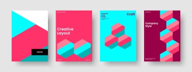 Geometrik Arkaplan Tasarımı. Yaratıcı Sancak Düzeni. Soyut Flyer Şablonu. Poster. Rapor verin. İş sunumu. Kitap kapağı. Broşür. Not defteri. Dergi. Broşür. Günlük. Portföy