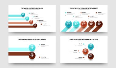 Basit Giriş 4523 Seçenek Grafik Kaydırağı Tasarım Paketi. Yaratıcı Planlama Dört Beş İki Üç Adım Diyagram Sunum Şablonu Vektör İllüstrasyonu.