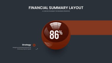 Ürün Tahminleri Bir Seçenek Bilgi Kaydırağı Tasarımı. Proje Portföy 1 Element Çerçeve Düzeni. Pazarlama Büyüme Slayt Gösterisi Şablonu Vektör İllüstrasyonu.