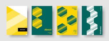 Soyut Broşür Düzeni. Modern Arkaplan Şablonu. Geometrik İş Sunumu Tasarımı. Pankart. Poster. Kitap kapağı. El ilanı. Rapor verin. Not defteri. El ilanı. Portföy. Marka Kimliği. Dergi