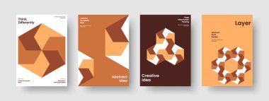 Soyut İş Sunumu Tasarımı. Geometrik Broşür Düzeni. İzole edilmiş Banner Şablonu. Poster. Kitap kapağı. Geçmişi. Rapor verin. El ilanı. Broşür. Marka Kimliği. Broşür. Dergi. Haber bülteni