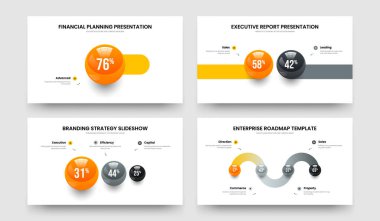 Zarif Geliştirme Bir İki Üç Dört Adım Bilgi Kaydırağı Tasarım Vektörü İllüstrasyon Paketi. Yaratıcı Giriş 1234 Element Diyagram Slayt Gösterisi Düzenleme Koleksiyonu.