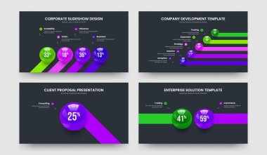 Servis Stratejisi Dört Beş Bir İki Adım Kaydırak Tasarım Vektörü Çizimi. Yaratıcı Geliştirme 4512 Seçenek Çerçeve Düzenleme Koleksiyonu.
