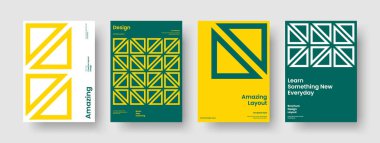 Yaratıcı Kitap Kapağı Şablonu. Geometrik Poster Düzeni. İzole Flyer Tasarımı. Rapor verin. Geçmişi. İş sunumu. Pankart. Broşür. Haber bülteni. El ilanı. Broşür. Reklamcılık. Portföy