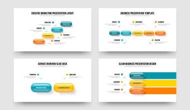 Satış Planlama 4523 Adım Diyagram Slayt Gösterisi Yerleşimi Koleksiyonu. Yaratıcı Teklif 4-5-2-3 Seçenek Bilgi Kaydırma Şablonu Resmetme Ayarları.
