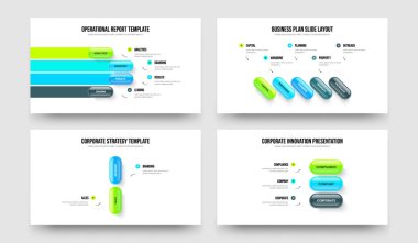Atılgan Planlama 4-5-2-3 Basamaklı Diyagram Kaydırma Düzeni Vektör Resimleri Paketi. Profesyonel Büyüme 4523 Seçenek Bilgilendirme Çerçeve Tasarımı Koleksiyonu.