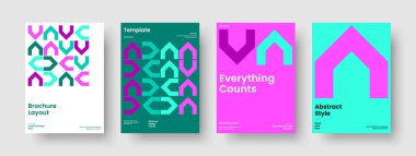 Yaratıcı Flyer Şablonu. Geometrik Kitap Kapağı Düzeni. Soyut Sancak Tasarımı. İş sunumu. Poster. Rapor verin. Broşür. Geçmişi. El ilanı. Dergi. Broşür. Haber bülteni. Marka Kimliği