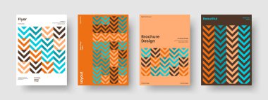 İzole edilmiş iş sunum düzeni. Yaratıcı Poster Şablonu. Geometrik Arkaplan Tasarımı. Pankart. Kitap kapağı. Rapor verin. El ilanı. Broşür. Dergi. Günlük. Broşür. Haber bülteni. Not Defteri