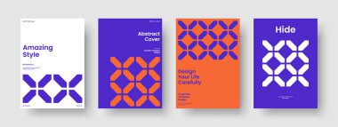 Geometrik Kitap Kapağı Düzeni. Yaratıcı Sancak Şablonu. Modern Arkaplan Tasarımı. El ilanı. Poster. Rapor verin. Broşür. İş sunumu. Haber bülteni. Marka Kimliği. Not defteri. Günlük. El ilanı