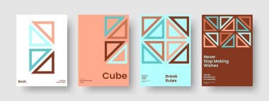 Geometrik Broşür Şablonu. İzole Poster Düzeni. Soyut Kitap Kapağı Tasarımı. Pankart. İş sunumu. Rapor verin. Geçmişi. El ilanı. Katalog. El ilanı. Broşür. Reklamcılık. Günlük