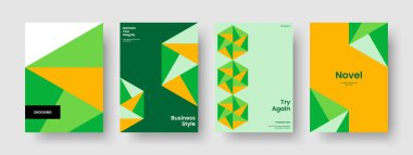 Geometrik Sancak Düzeni. Soyut Broşür Tasarımı. Yaratıcı Poster Şablonu. El ilanı. Rapor verin. Kitap kapağı. İş sunumu. Geçmişi. Broşür. Not defteri. Haber bülteni. Dergi. Katalog