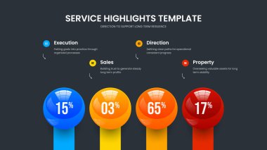 Business Innovation Four Element Diagram Frame Design. Science Solution 4 Step Chart Slideshow Template. Creative Visualization Slide Layout Vector Illustration.