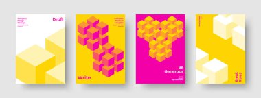 Yaratıcı Broşür Tasarımı. Geometrik Rapor Şablonu. İzole edilmiş arka plan düzeni. İş sunumu. Pankart. El ilanı. Poster. Kitap kapağı. Reklamcılık. Broşür. Dergi. Günlük. Not Defteri