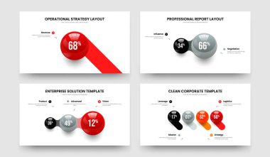 Renkli Hava Durumu: 1234 Basamaklı Diyagram Kaydırma Düzeni Paketi. Şirket Performansı 1-2-3-4 Element Grafik Sunum Şablonu Resmetme Ayarları.