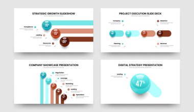 Zarif Görselleştirme 3451 Adım Grafik Çerçeve Tasarımı Seti. Satış Planı 3-4-5-1 Seçenek Çizelgesi Sunum Düzeni Vektör İllüstrasyon Koleksiyonu.