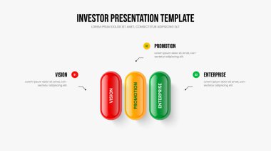 Fırlatma Şablonu Şablon İllüstrasyonuna Danışmanlık. Yaratıcı Teklif 3 Basamaklı Bilgi Çerçeve Düzeni. Servis Gözden Geçirmesi Üç Eleman Diyagramı Slayt Gösterisi Tasarımı.