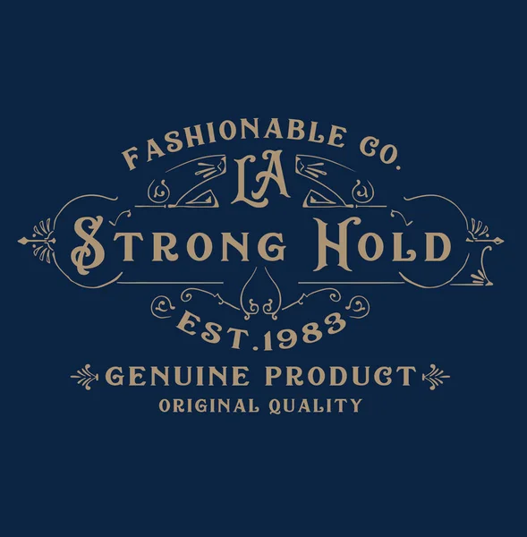 Denim Tipografia Rótulo Projeto Gráfico Adequado Para Uso Camisetas — Vetor de Stock
