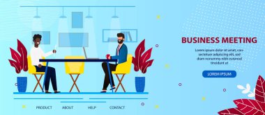 Multiracial Insanlar karakterler Iş toplantısı