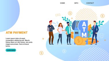 Düz Banner Yazıt Atm Ödeme Açılış Sayfası.