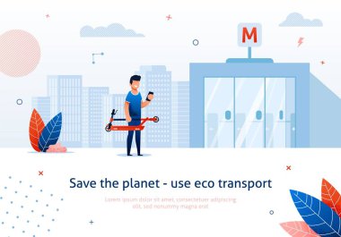 Elektrikli Scooter Kullanımı Toplu Taşıma ile Man