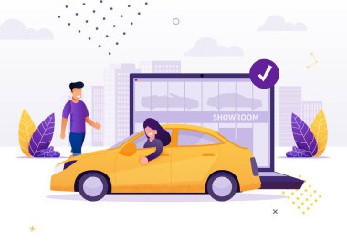 Kiralık Araba Sürücüsü veya Showroom 'dan Yeni Araba.
