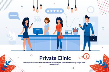 Reklam Banner Özel Klinik Yazı Düz.