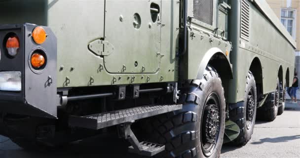 ロシア サンクトペテルブルク 2018 日男チェック強さのため戦闘の軍用機 — ストック動画