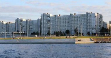 görünüm üzerinden geçen tekne set of