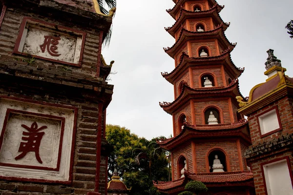 Hanoi Vietnam Mart 2018 Tran Puoc Pagoda Bir Vietnam Önemli — Stok fotoğraf