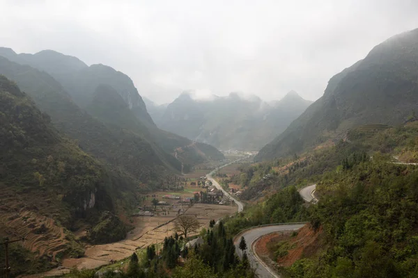 Giang Vietnam März 2018 Dorf Einer Abgelegenen Ländlichen Gegend Den — Stockfoto