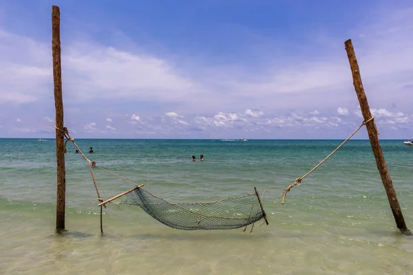 Hamak Üzerinde Şişe Beach Koh Phangan Tayland — Stok fotoğraf