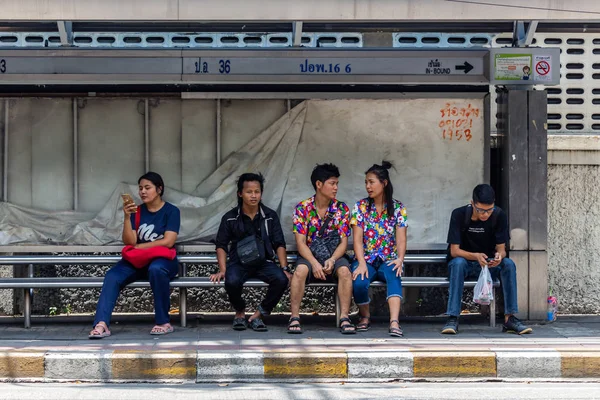 Otobüs Durağı Bangkok Tayland