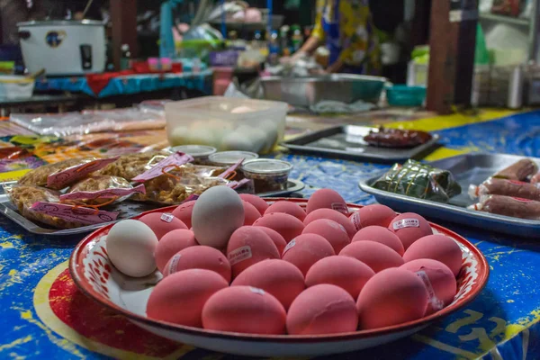 Roze eieren Bangkok — Stockfoto
