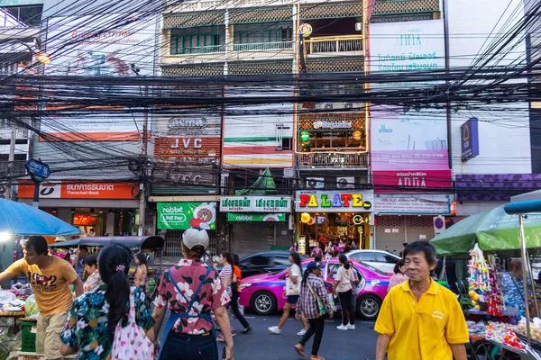 Multitud urbana Bangkok Tailandia — Foto de Stock